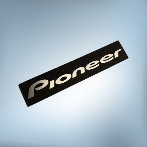 Pioneer 50x10mm badge emblem - pioneer,