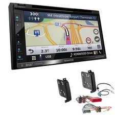 Kenwood Navigazione Radio DVD Apple CarPlay per Jeep Grand Cherokee IV dal 2011