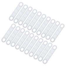 50Pcs Strisce Appendiabiti in Silicone Antiscivolo, Trasparente 4,13" x 0,79"