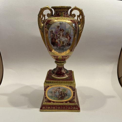 Vaso urna piedistallo - vaso,