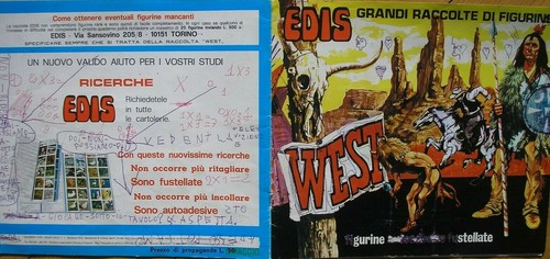 West edis album figurine vuoto - west,