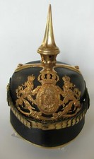 ORIGINALE PICKELHAUBE BAVARESE PER UFFICIALE M1896/1914 (CAVALLERIA/ARTIGLIERIA)