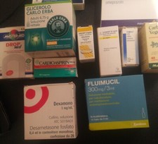 VECCHIE SCATOLE VUOTE DI MEDICINE - DA COLLEZIONE / PER TROVAROBE