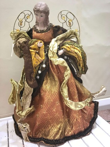 Angelo con abito bronzo oro - abito,
