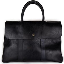 Borsa nera a mano da donna con