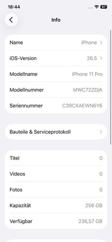 Iphone pro 256gb - 11,
