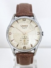 Lanco - Mod. 11 - Double Signed Dial - Sarcar - Vintage Watch Oversize Case