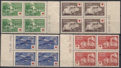 Finlandia 1944 croce rossa - finlandia,
