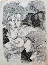 Giuliano pini litografia - giuliano,