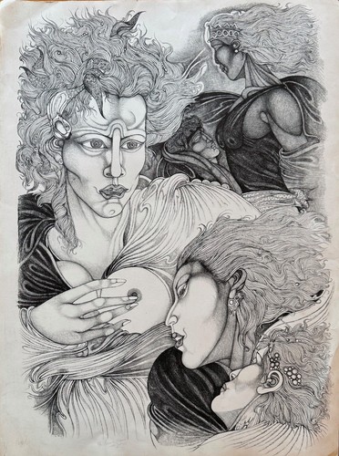 Giuliano pini litografia - giuliano,