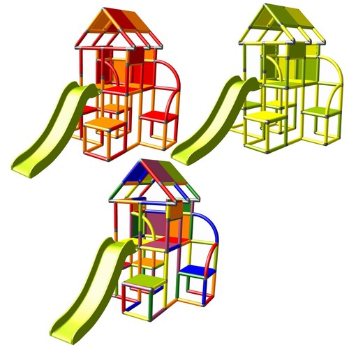 giochi bambini giardino scivolo