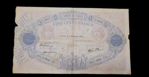 Banconota 500 franchi - da,
