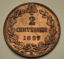 2 CENTESIMI 1897  UMBERTO 1 REGNO D'ITALIA ( 1419 )