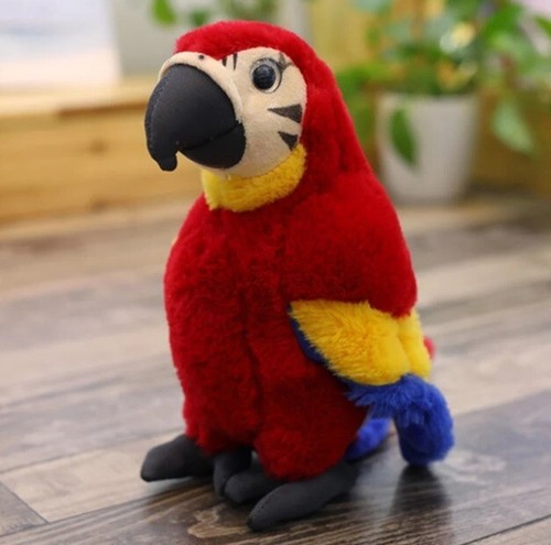Peluche pappagallo ara rosso