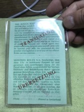 Vintage Rolex translation