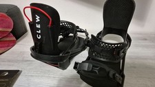 Attacchi rapidi Snowboard CLEW Freedom 1.0 Nero L 44-48