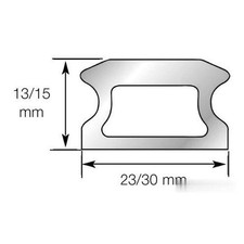 Drilled rail 1 3026 mm - 1 pc