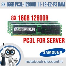 LOTTO 8x 16gb pc3L-12800R