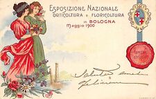 4442) BOLOGNA 1900 ESPOSIZIONE NAZIONALE ORTICOLTURA E FLORICULTURA. VG NEL 1900