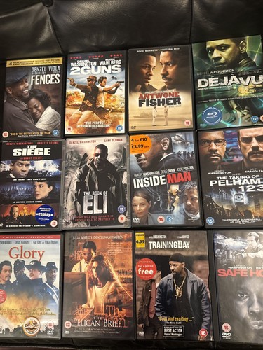 Denzil washington dvd - 12, x