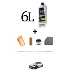 HOFFCAR Kit tagliando 4 FILTRI