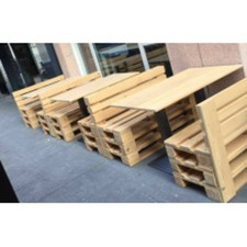 Tavolo in ferro e legno 120x80