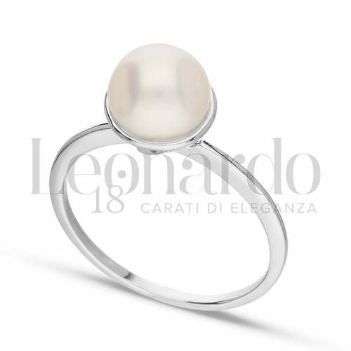 Anello donna con - 8mm, oro