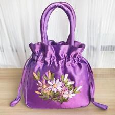 Borsa tote stile etnico fiori