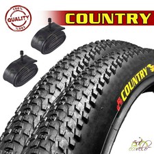 2 PNEUMATICI MTB 29 X 2.125 +2 CAMERE D'ARIA COPERTONI NERO MOUNTAIN BIKE 57-622