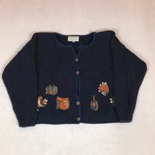 Cardigan vintage americano con