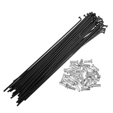 36pz 14G J Piega Bici Acciaio Raggi 6.85" Ciclo Raggi con Cappucci