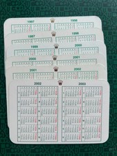 Rolex Calendar, various years