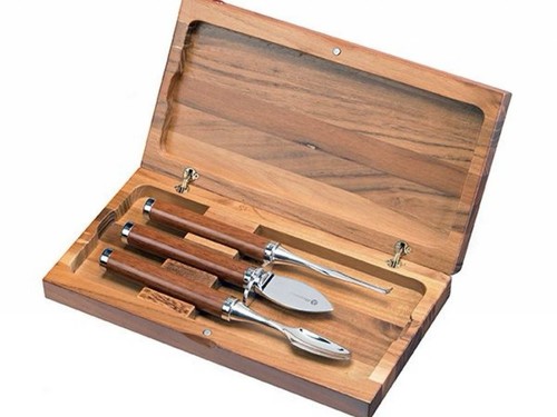 Set con cofanetto - , legno