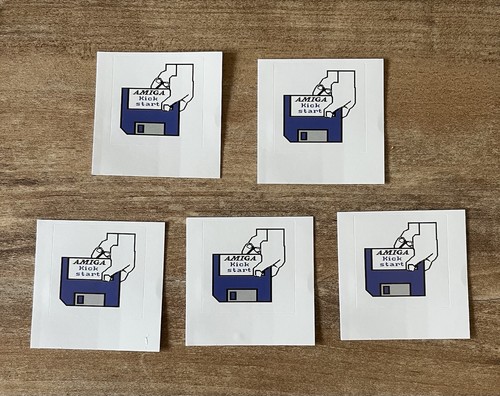 Adesivi commodore amiga 1000 - adesivi,