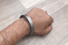 Bracciale uomo fabbro brunito