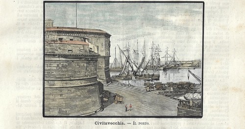 Stampa antica civitavecchia - stampa,
