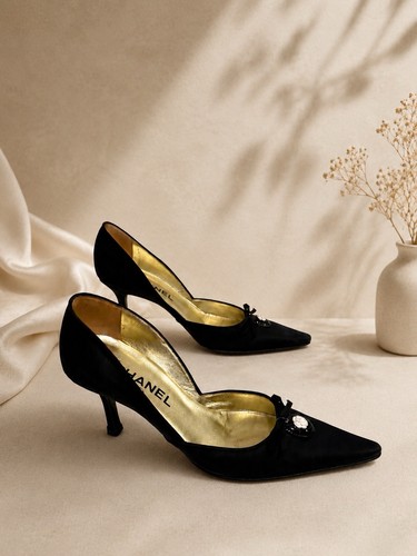 Decolte chanel vintage nere - vintage,