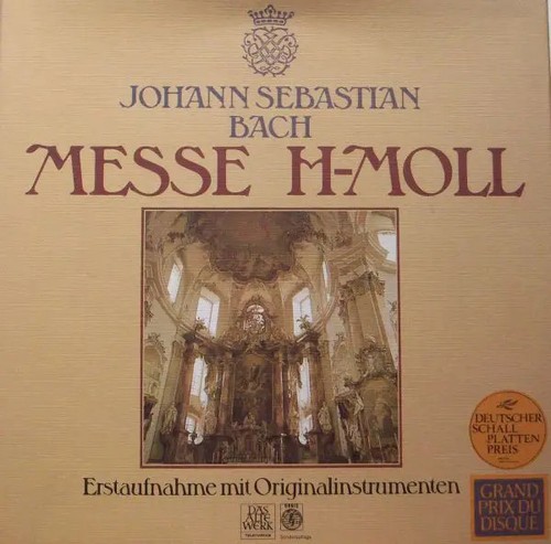 Bach messe moll - h-moll, scatola
