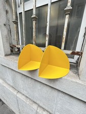 1 SET  DI 2 FERMALIBRI ABS MOD.4910 GIOTTO STOPPINO PER KARTELL ANNI 60 SIGNED