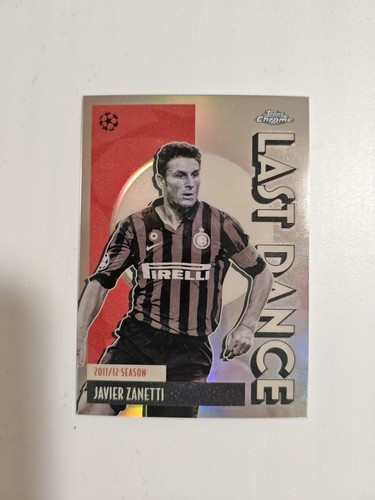 Javier zanetti topps chrome - topps,