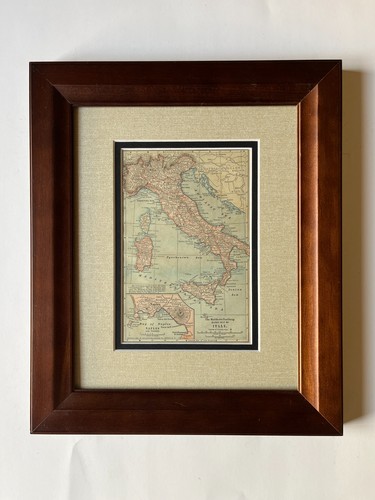 1899 italia mappa cornice - cornice, e