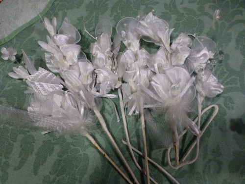Lotto fiori merceria vintage - fiori,