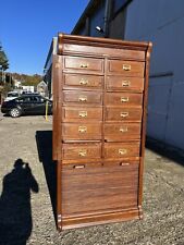 Schedario Antico Antonio Ferretti Milano Rovere 