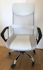 Sedia/poltrona Presidenziale Girevole in Ecopelle - Bianca , ottime condizioni 
