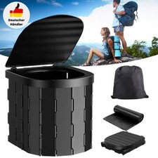 WC mobile da campeggio pieghevole max 150 kg con 20 sacchetti wc portatile