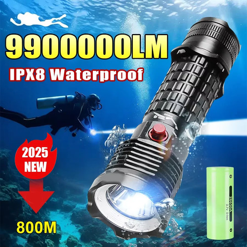 9900000lm torcia professionale - 9900000lm,