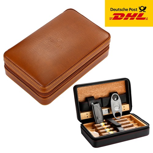 Set humidor pelle con - humidor,