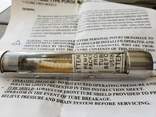 Varea Meter 30A153SSXXXX Tubo Vetro Misuratore di Spurgo Non Corazzato Nuovo Scheda Specifica $149