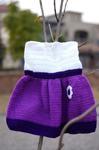 Vestito all uncinetto - all'uncinetto, bambina