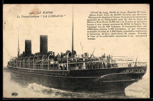 Nave passeggeri lorraine - nave,